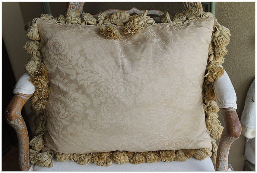 PILLOW MADE FROM 19TH CENTURY WOOL AUBUSSON, CIRCA 1880
19