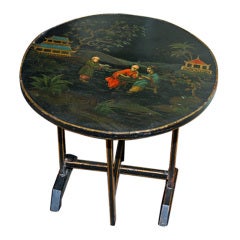 Continental Chinoiserie Tilt Top Table