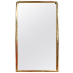 19th C.  French Gold Doré Louis Philippe Mirror