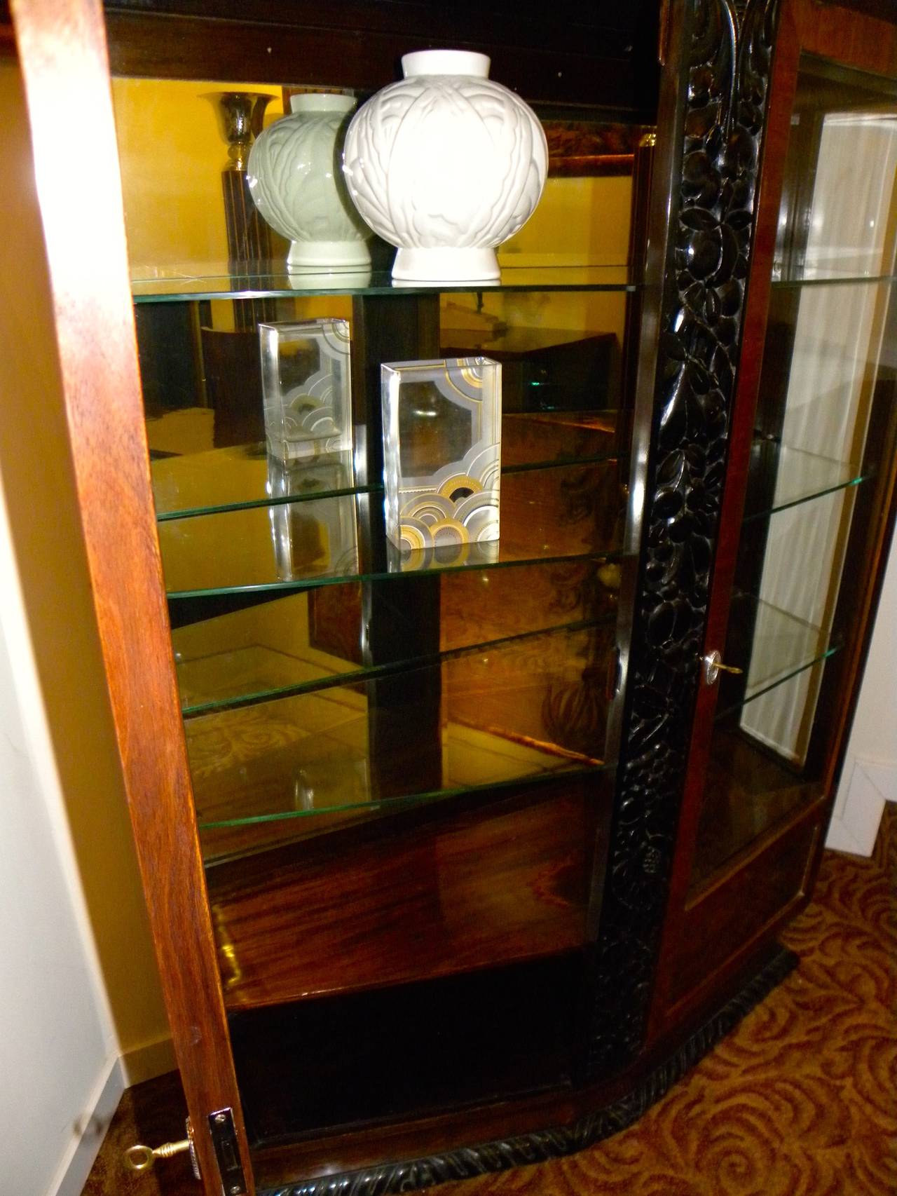 European Art Deco Vitrine Display Case at 1stDibs