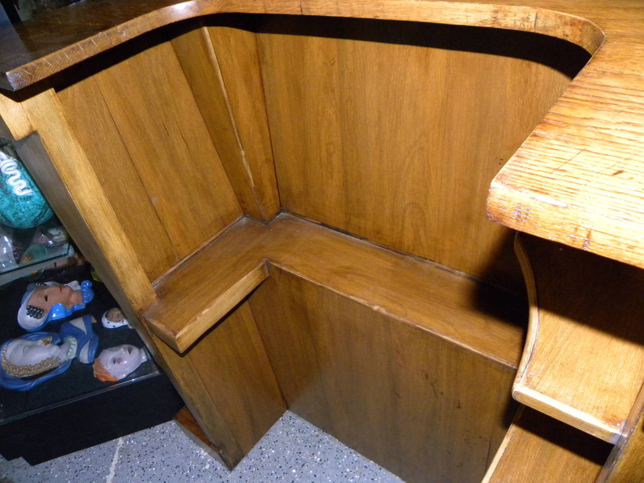 Mid-20th Century Stand Behind Art Deco Lectern or Reception Desk