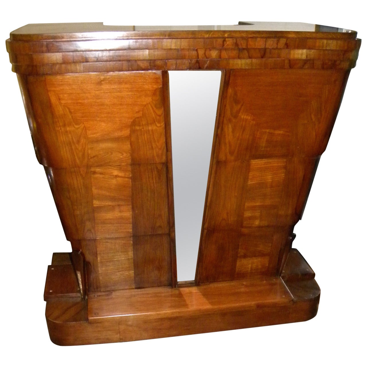 Stand Behind Art Deco Lectern or Reception Desk