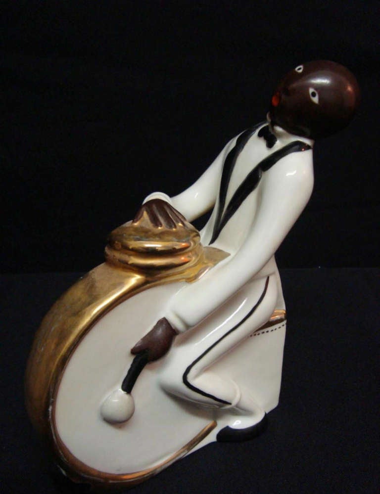 Robj Collection d'origine très rare 4 pièces Jazz Band Art Déco français 1
