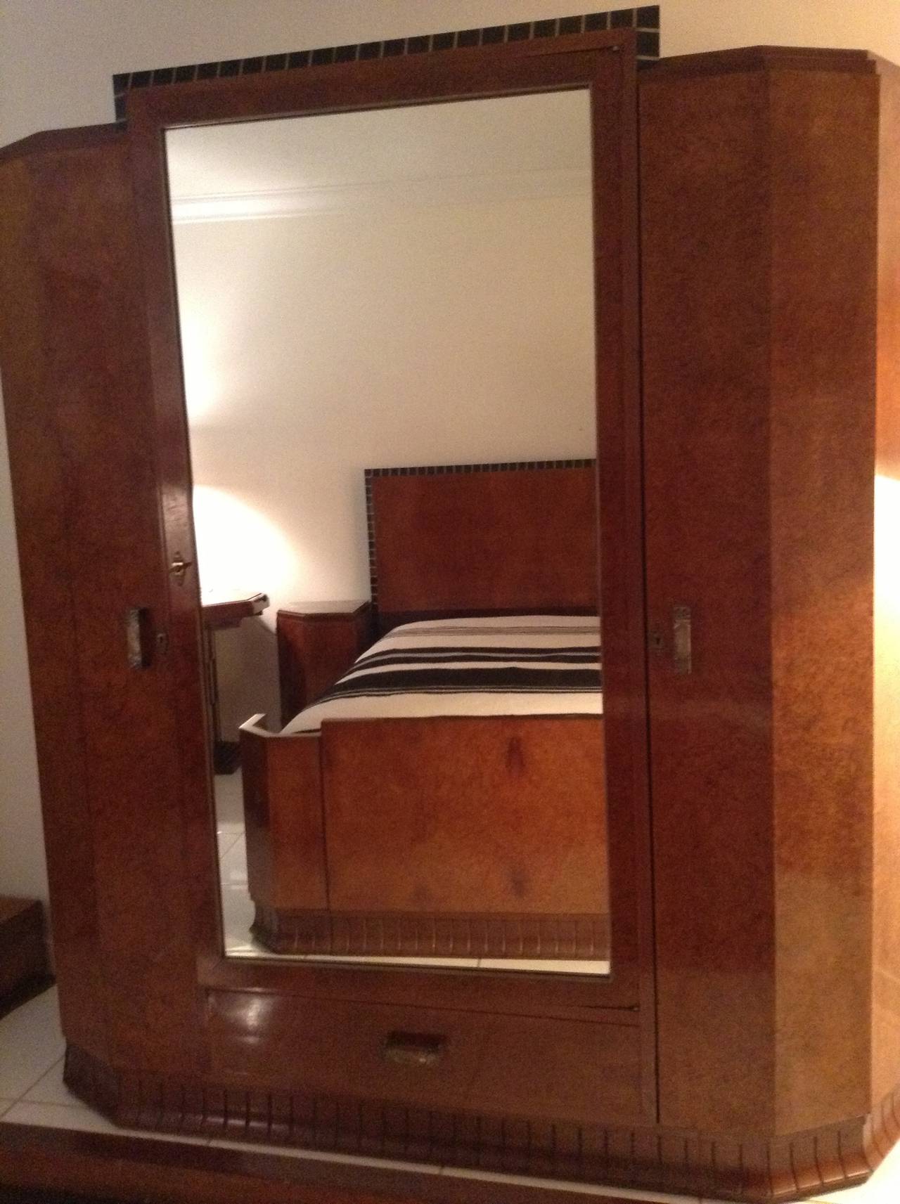 French Art Deco Modernist Bedroom Suite 1