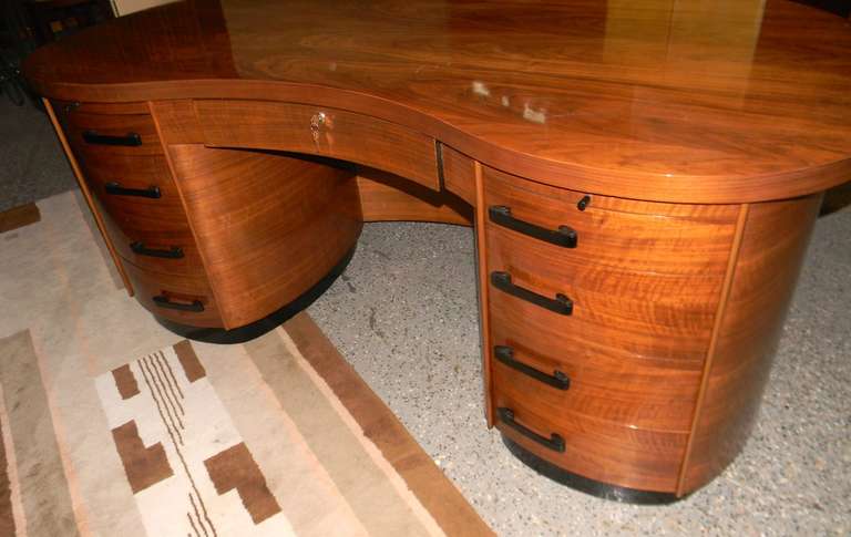 Mid-20th Century American Art Deco  Professional Desk Restored