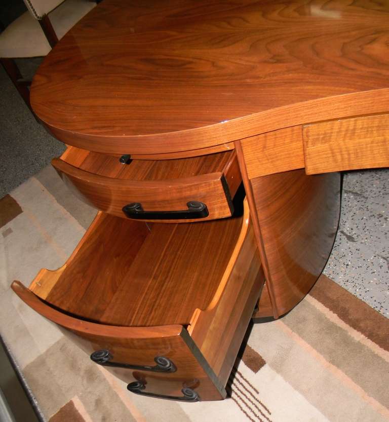 American Art Deco  Professional Desk Restored 1