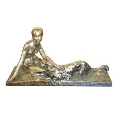  French Art Deco Bronze by George Costa "Friends'