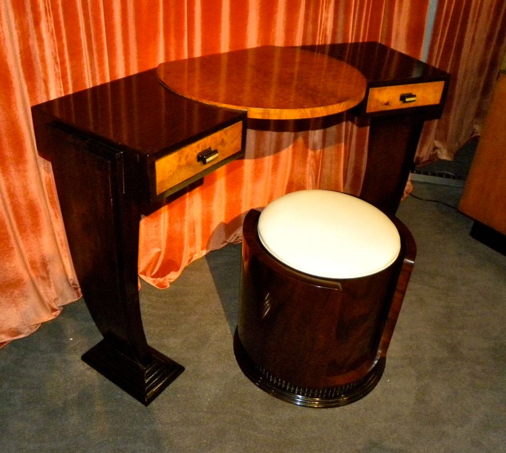 art deco vanity chair