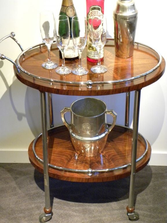 Art Deco Tea or Liquor cart