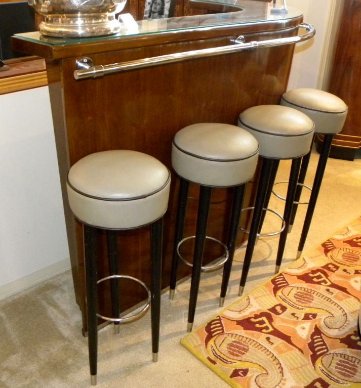 vintage art deco bar stools
