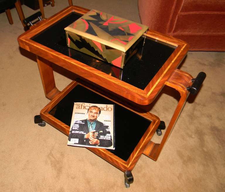 Argentine Restored Art Deco Serving Bar Cart