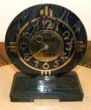 Dunhill Limited Edition Desktop Art Deco Clock with case