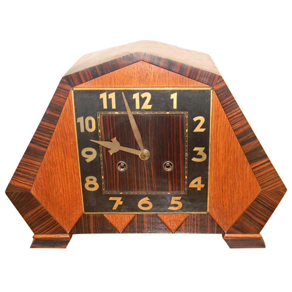 Amsterdam School Clock Art Deco
