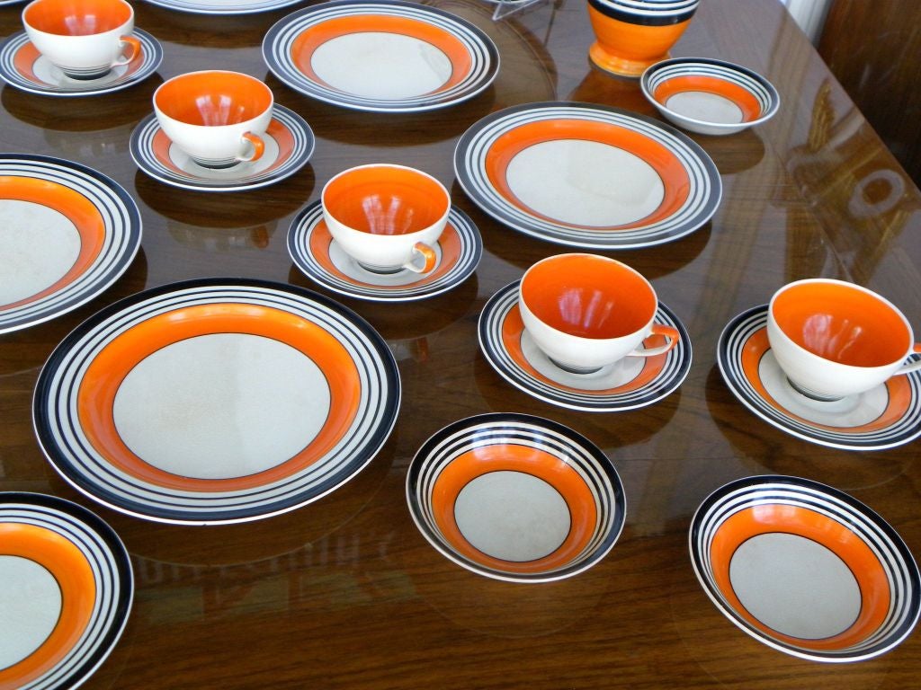 English Susie Cooper Art Deco  Tableware dishes rare, Tango pattern
