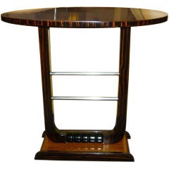 Art Deco Cocktail or Smoking Table -  side table