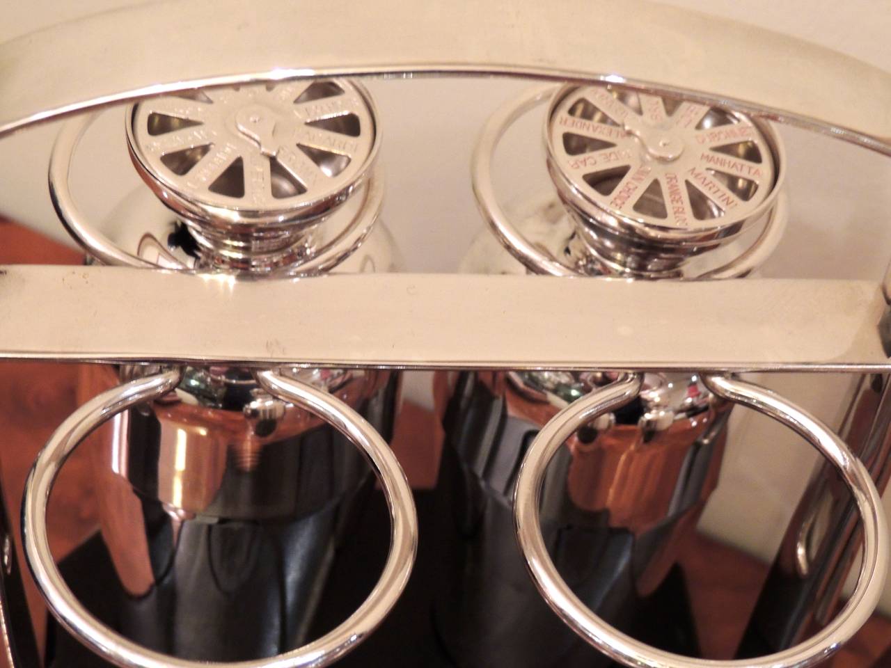 Mid-20th Century Napier Cocktail Shaker Four-Piece Caddy Set