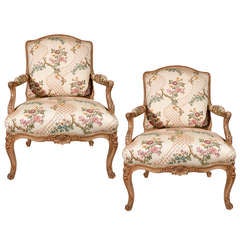 Pair of French Armchairs