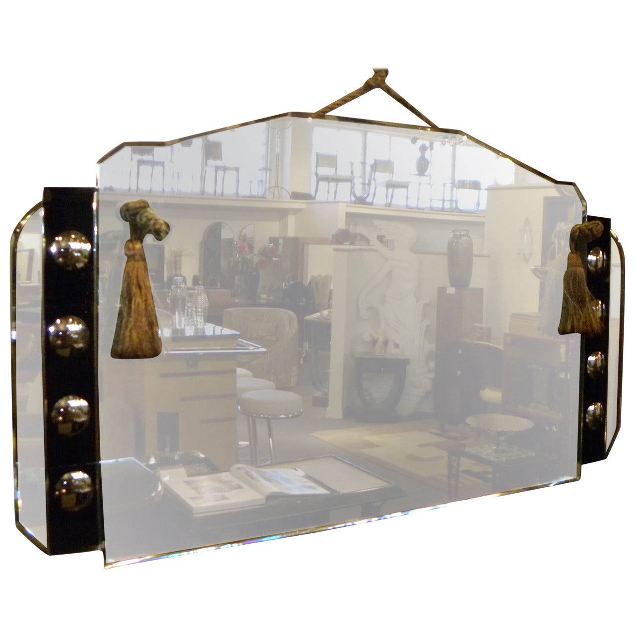 Unusual Art Deco Mirror