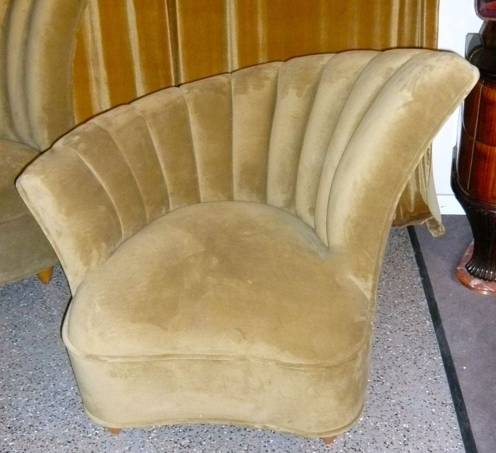 Glamourous Elegant Art Deco Style 3 piece sofa suite
