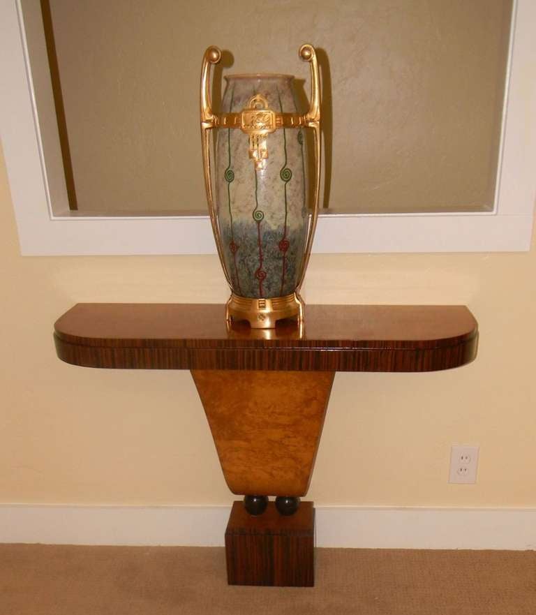 Art Deco French Style Console Table In Excellent Condition In Oakland, CA