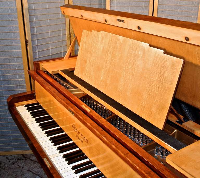 French Art Deco Piano by Gaveau in the Manner of Dominique, circa 1930s In Excellent Condition In Oakland, CA