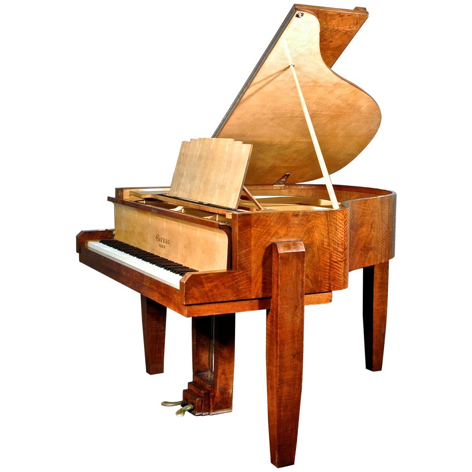 French Art Deco Piano by Gaveau in the Manner of Dominique, circa 1930s