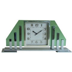 Vintage Buren Art Deco Modernist Clock