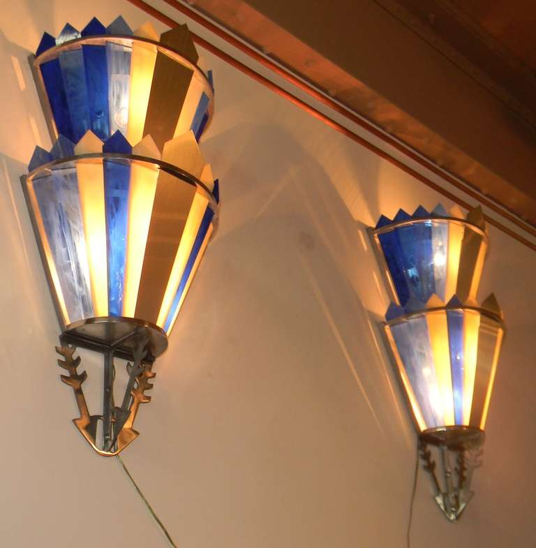 art deco theater lights