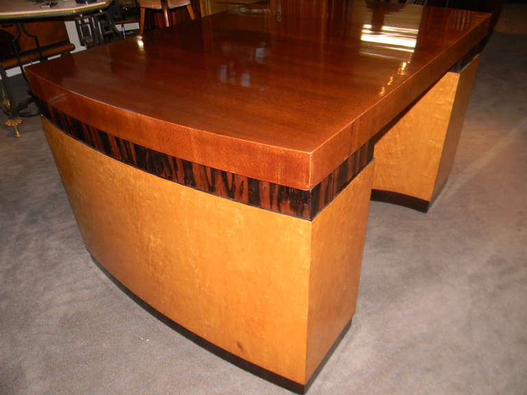 French Art Deco Professional  Desk by Michel Dufet In Excellent Condition In Oakland, CA