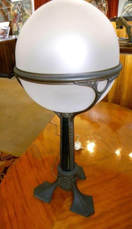 European Art Nouveau to Arts and Crafts Jugendstil Style Desk or Table Lamp