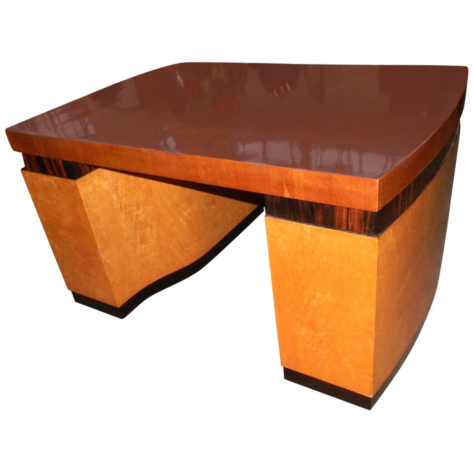 French Art Deco Professional  Desk by Michel Dufet