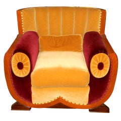 Used Art Deco Chair Fit for a King