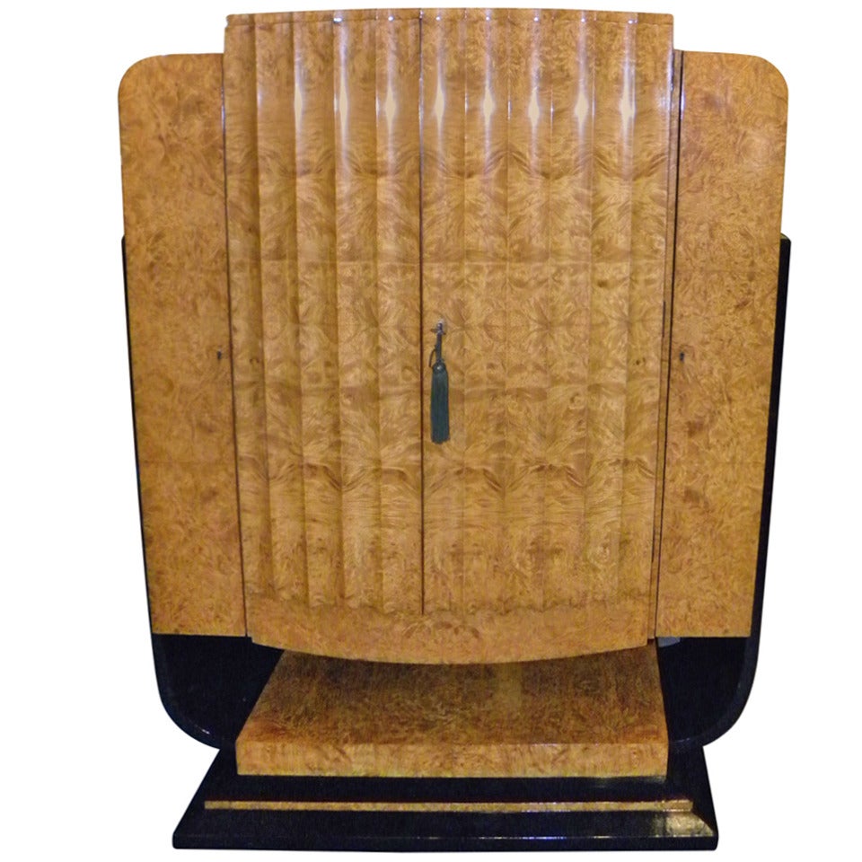 English Art Deco Epstein Bar Liquor Storage Cabinet
