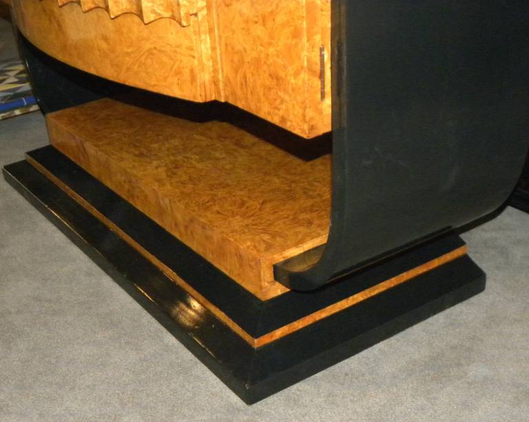 Mid-20th Century English Art Deco Epstein Bar Liquor Storage Cabinet
