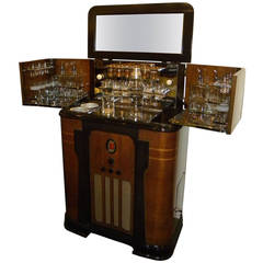 Art Deco Philco Radio Bar:: 1936