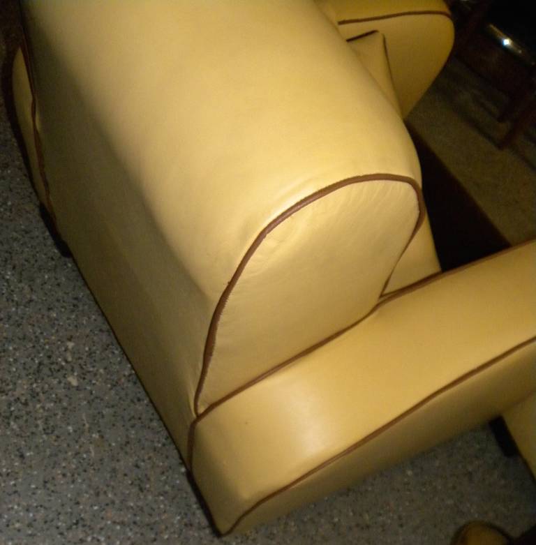 French Style Streamline Club Chairs Art Deco 4