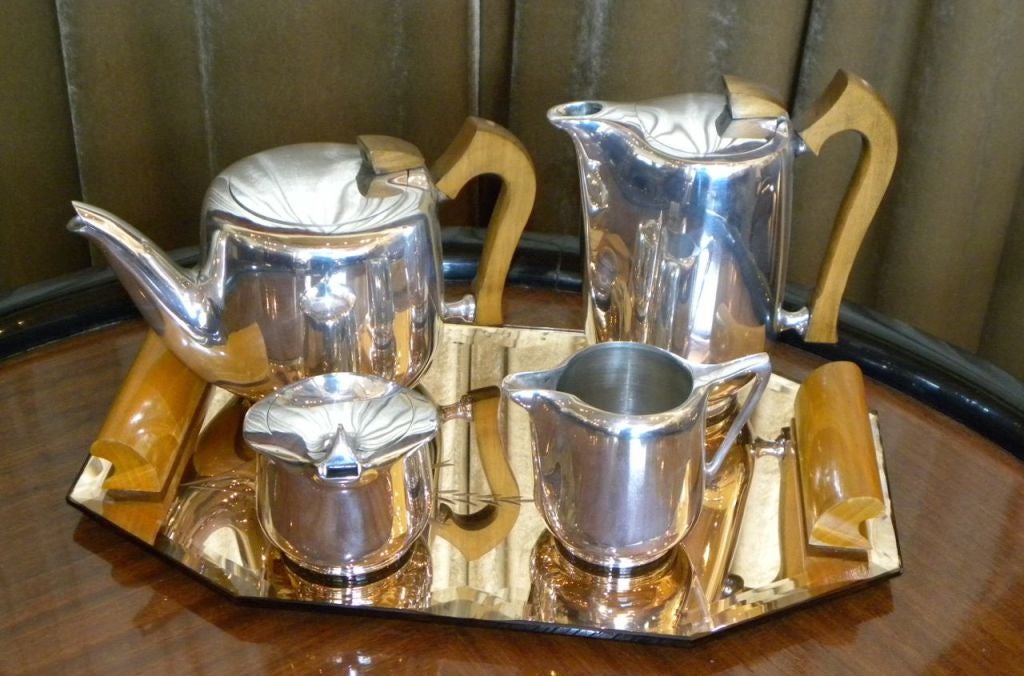 Art Deco Original English Coffee/Tea Service For Sale
