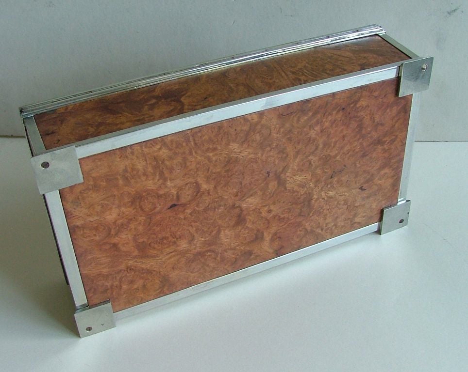 Mid-20th Century French Gustave Keller Paris Art Deco Cigarette Trinket Box