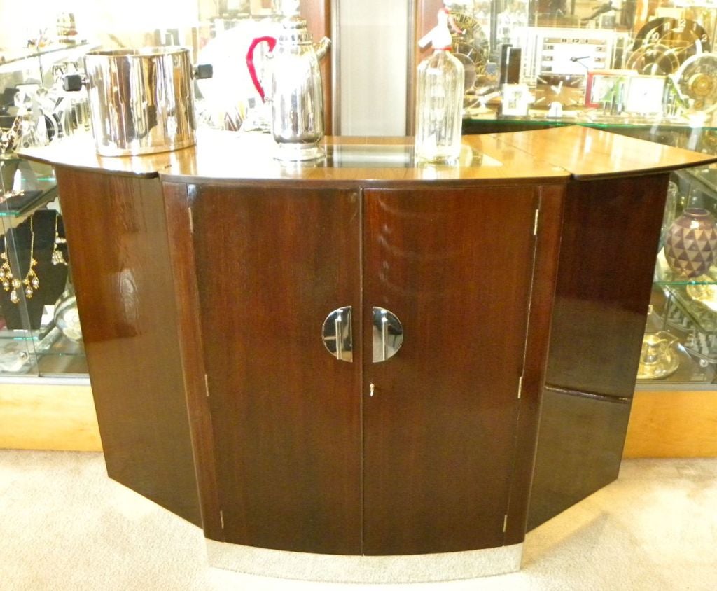 The Best English Flip Top Bar, Envelope or Yacht Bar by Turnidge In Excellent Condition In Oakland, CA