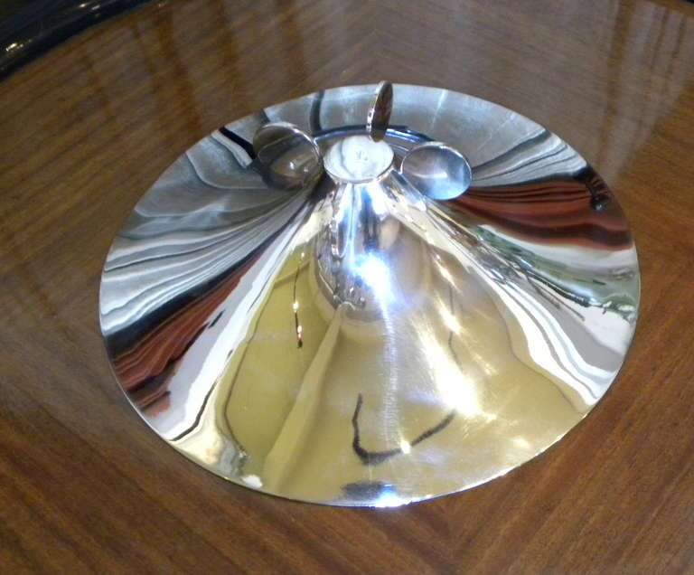 WMF Ikora German Silver-plate Serving Bowl In Excellent Condition In Oakland, CA
