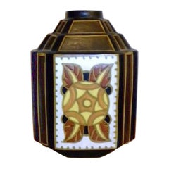 Charles Catteau "La Louviere" Hexagon Vase 12