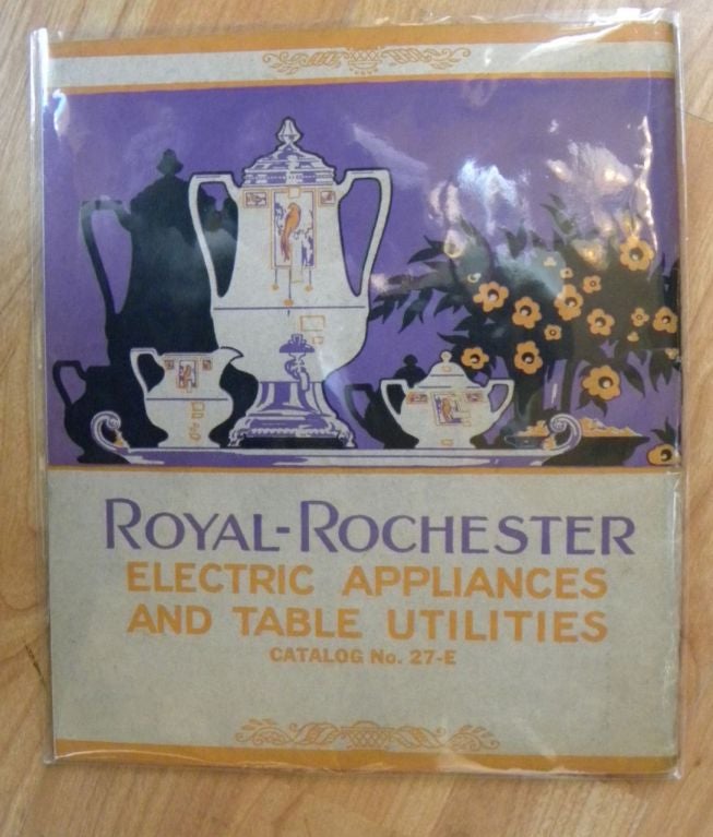 20th Century Extremely Rare Royal Rochester Modernistic Coffee Service