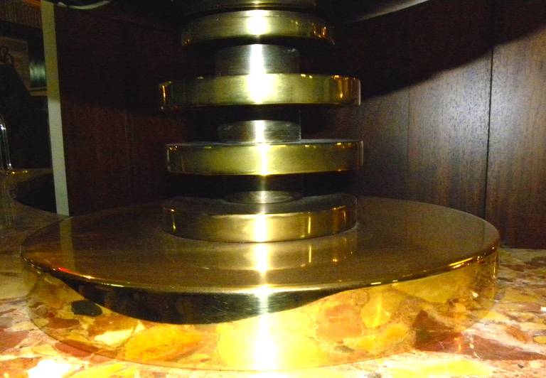Modernist Streamline, Tabletop Torchiere For Sale at 1stdibs