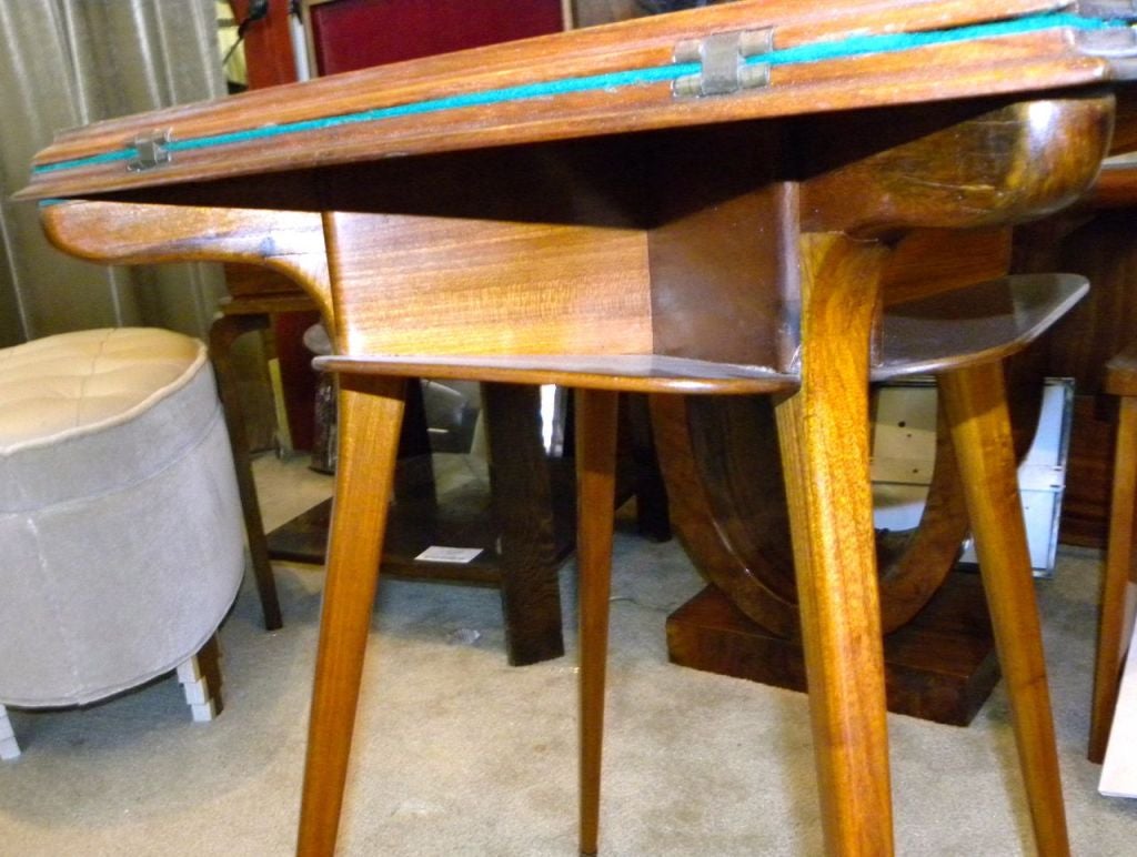 Argentine Fabulous Art Deco Game and Card Table Combo