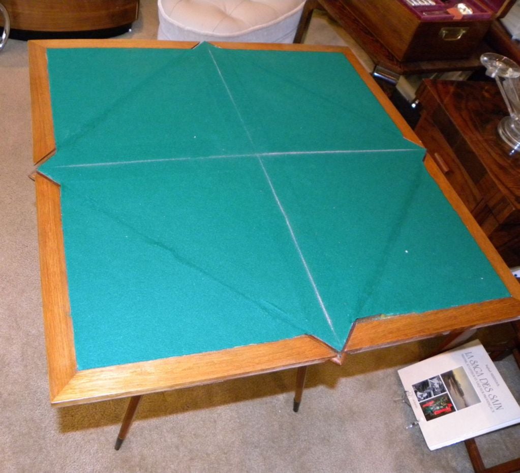 Fabulous Art Deco Game and Card Table Combo at 1stDibs art deco card