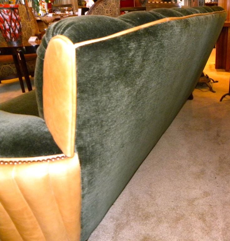 Fabulous Hollywood Glamour Custom Restoration Sofa 5