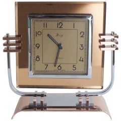 Horloge française Art Déco Dep Streamline Modern Art Deco Clock