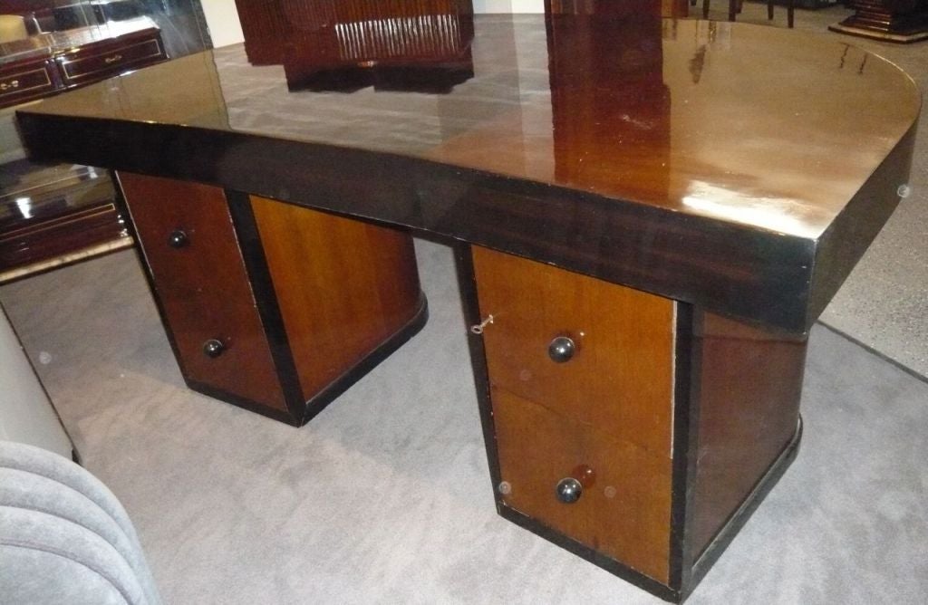 Wood Fabulous Executive Art Deco Desk