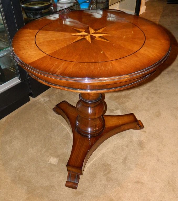 Mid-20th Century Unique Art Deco French Style Classic Entry Table, circa 1930s