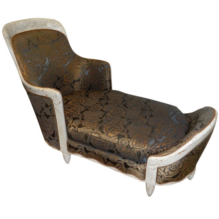 French Art Deco Chaise Lounge circa 1925 Maurice Dufrêne